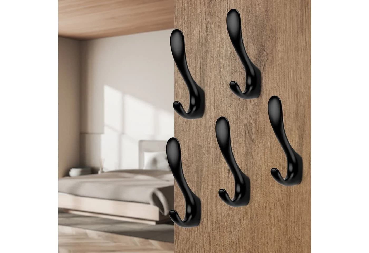SO-TECH® Garderobenhaken NANO Chrom poliert Zink-Druckguss