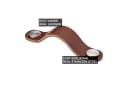 SO-TECH® OSTERNAS Ledergriff 96 mm Edelstahl Bild 1