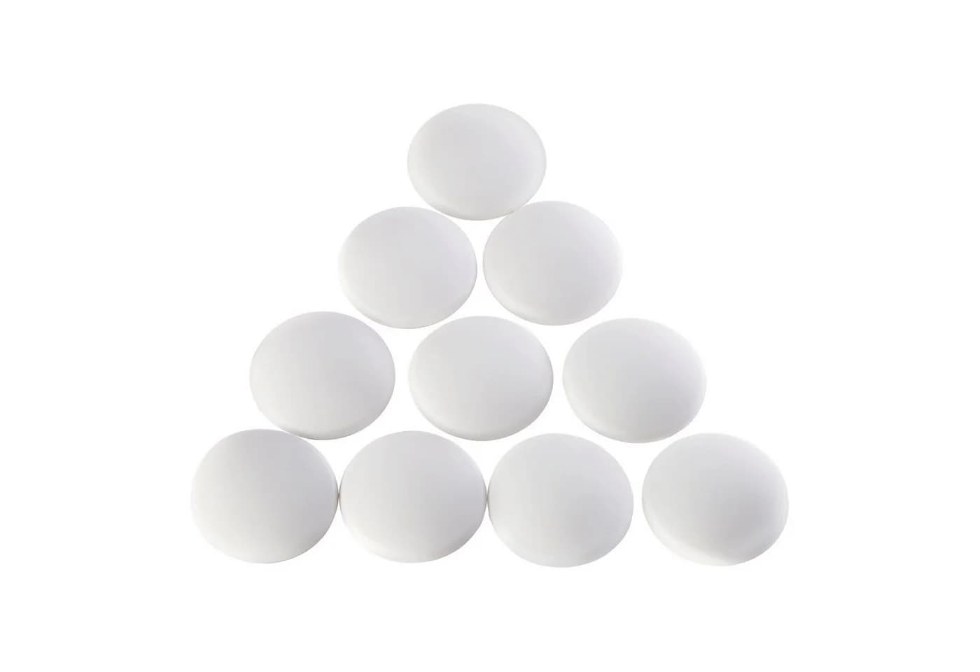 SO-TECH® Wandtürstopper 10er Set Weiß PVC - Bild 2