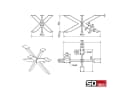 SO-TECH® Tischgestell SPIDER Schwarz Schwerlast bis 500 kg Bild 5