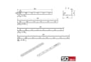 SO-TECH Möbelleiste Stahl Gratleisten U-Form Schwarz 60 cm Bild 5