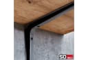 SO-TECH® Wandregalhalter RK15 Schwarz 2-tlg. Stahl Bild 3