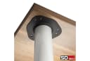 SO-TECH Tischbein Set 4x weiß höhenverstellbar Stahl Bild 3