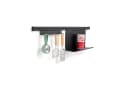 Kesseböhmer Küchenorganizer-Set Linero MosaiQ EasyLine 6er Hakenleiste Schwarz Bild 1