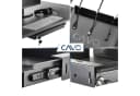CAVO Laptop-Schublade Unterbau Schwarz Abschließbar Bild 1
