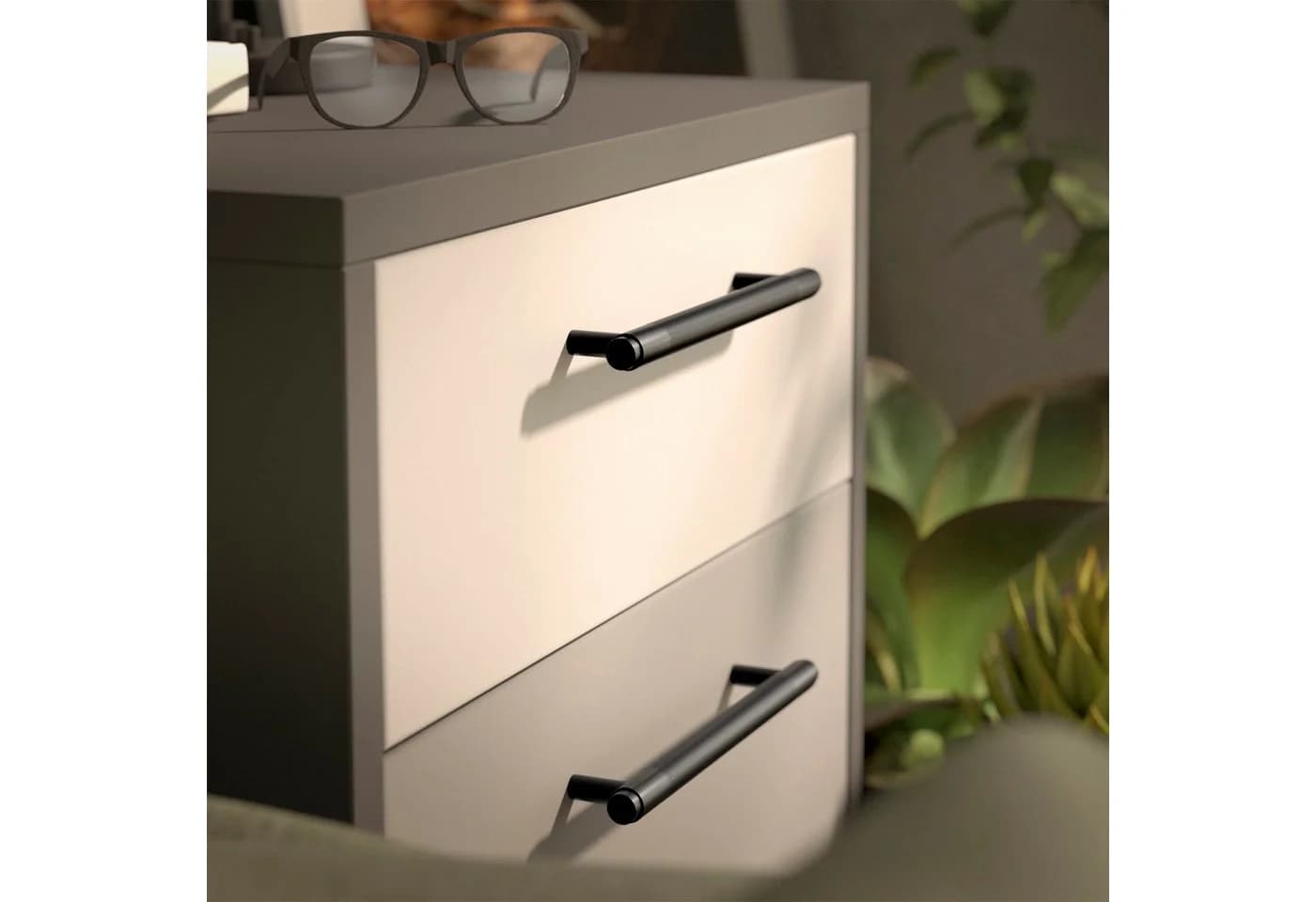 SO-TECH® Möbelgriff Bügelgriff Blackline VIII schwarz matt - 10er Set