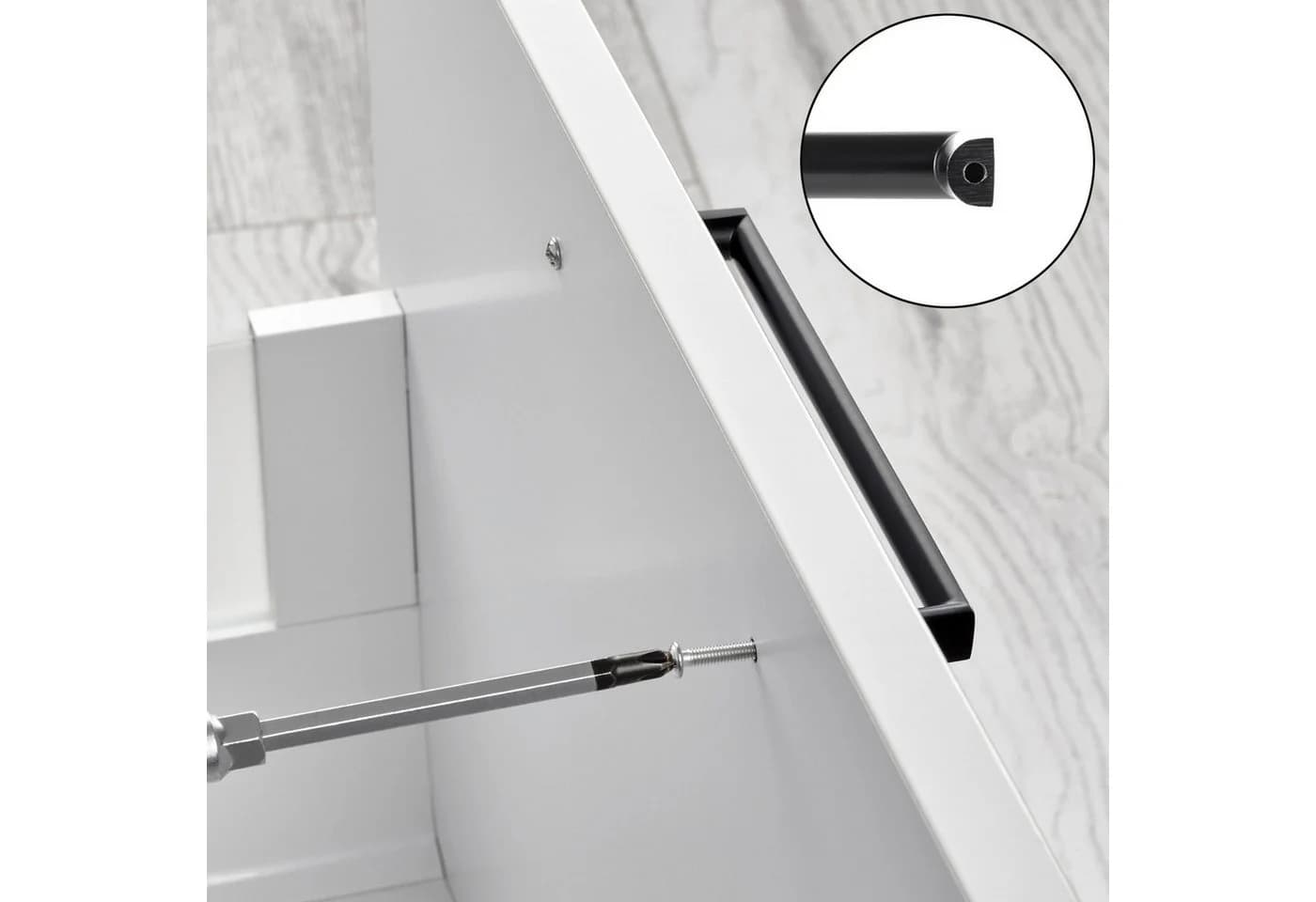 SO-TECH® Möbelgriff Bügelgriff Blackline XI schwarz matt - Bild 5