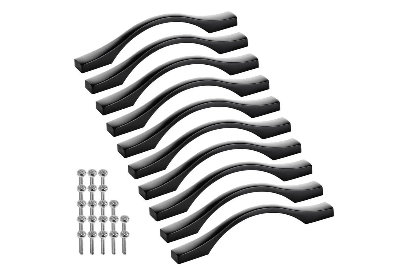 SO-TECH® Möbelgriff Bügelgriff Blackline XV schwarz matt - 10er Set - Bild 2