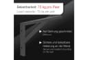 SO-TECH® Wandregalhalter Schwerlastkonsole 2-tlg. Schwarz Stahl Bild 4