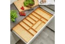 SO-TECH Besteckeinsatz Bambus 11 Fächer für 100cm Schrank Bild 3