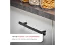 SO-TECH® Stangengriff G17 Edelstahl Schwarz 64mm Bohrlochabstand Bild 5
