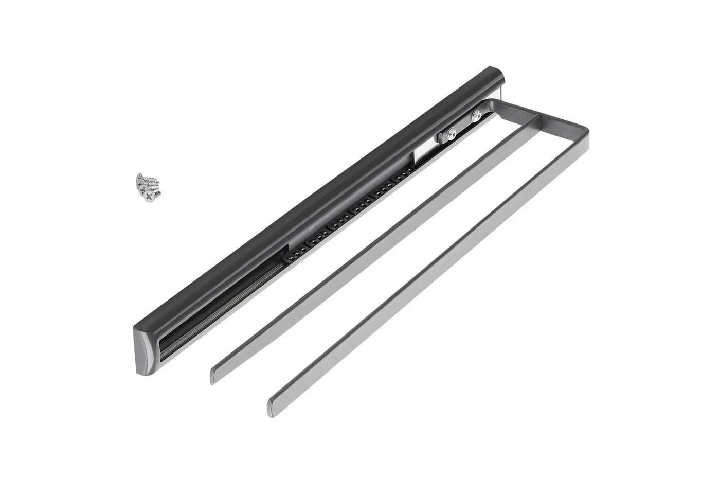 Kesseböhmer Teleskop-Handtuchhalter 2-armig Anthrazit - Bild 2