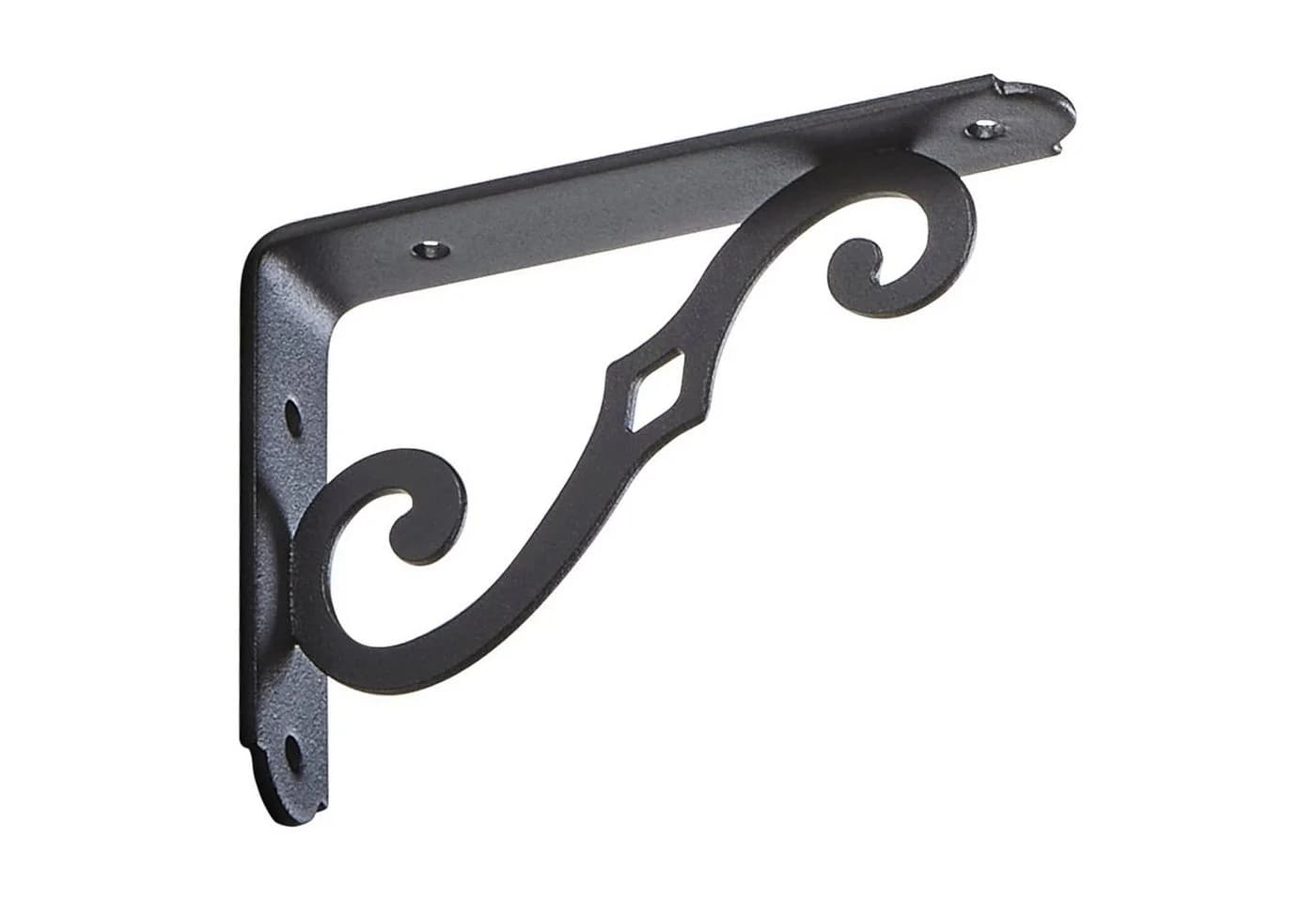 SO-TECH® Wandregalhalter BLACKLINE II Schwarz Tragkraft 30 kg - Bild 2