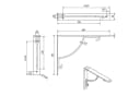 SO-TECH® Regalkonsole RK16 Schwarz Stahl Wandhalterung Bild 5