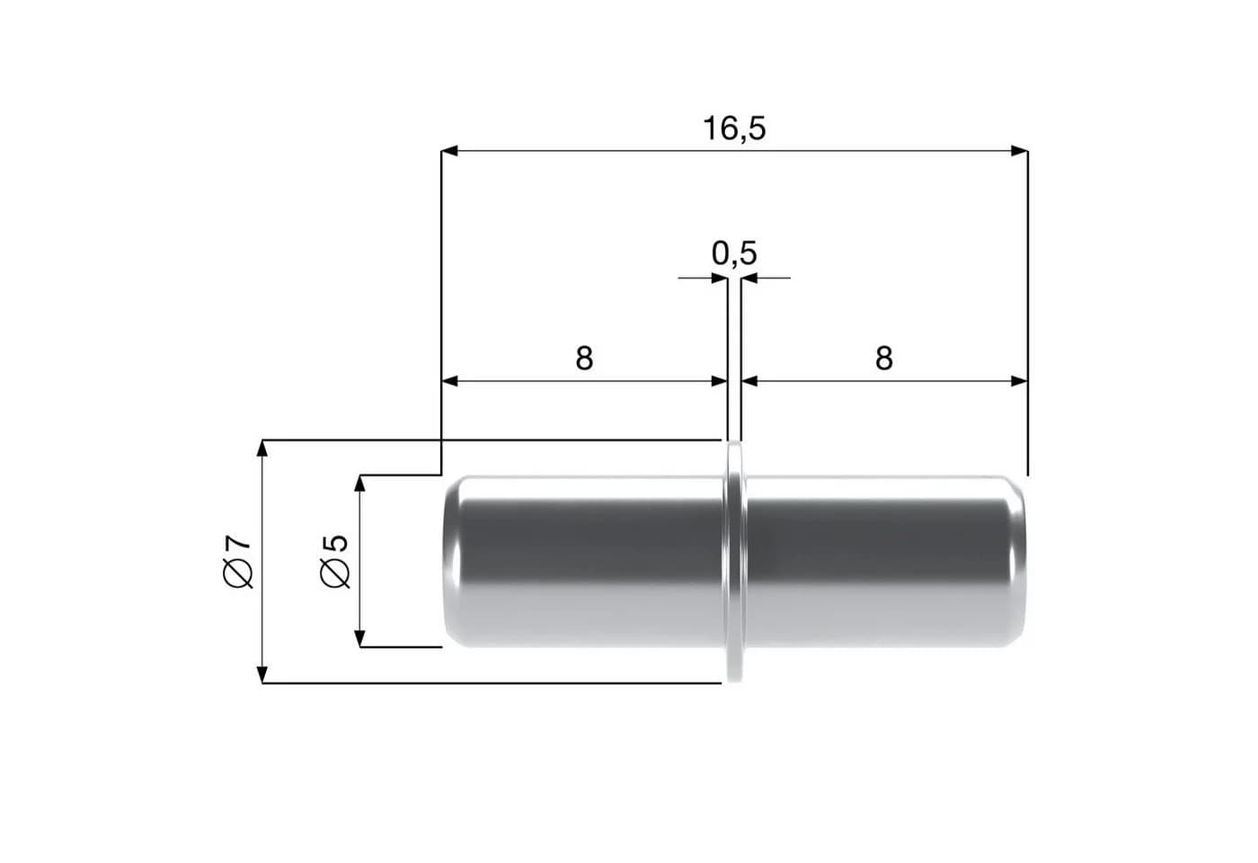 SO-TECH® Fachbodenträger D5 glanzverzinkt 50 St - Bild 5