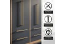 SO-TECH® Möbelgriff Stangengriff E8 Edelstahl Goldfarbig 64mm Bild 4