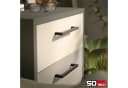 SO-TECH® Möbelgriff EDELSTAHL BLACKLINE 10er Set Schwarz Matt Bild 3