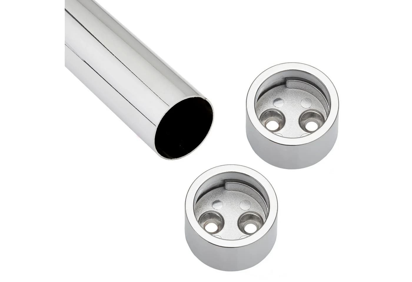 SO-TECH® Garderobenstange Chrom Poliert Ø 25 mm - Bild 2