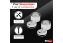 SO-TECH® Chrom Polierte Schrankstangenlager Zylindrisch (2 St) Bild 3