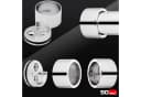 SO-TECH® Chrom Polierte Schrankstangenlager Zylindrisch (2 St) Bild 4
