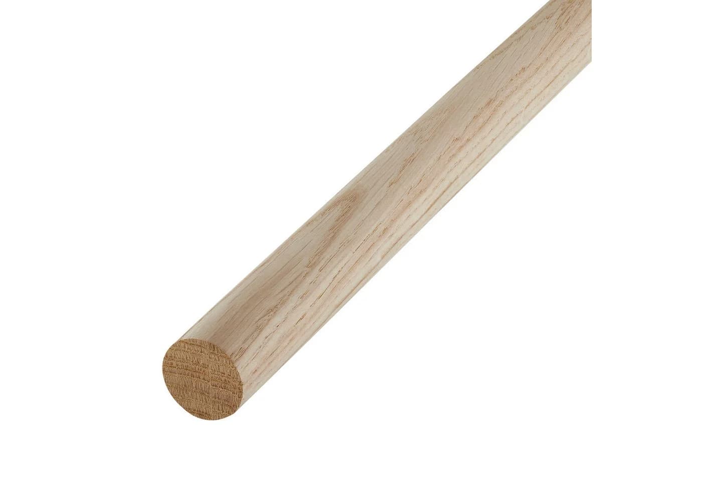 SO-TECH® Kleiderstange Eiche Rundstab 30mm Ø 50cm - Bild 2