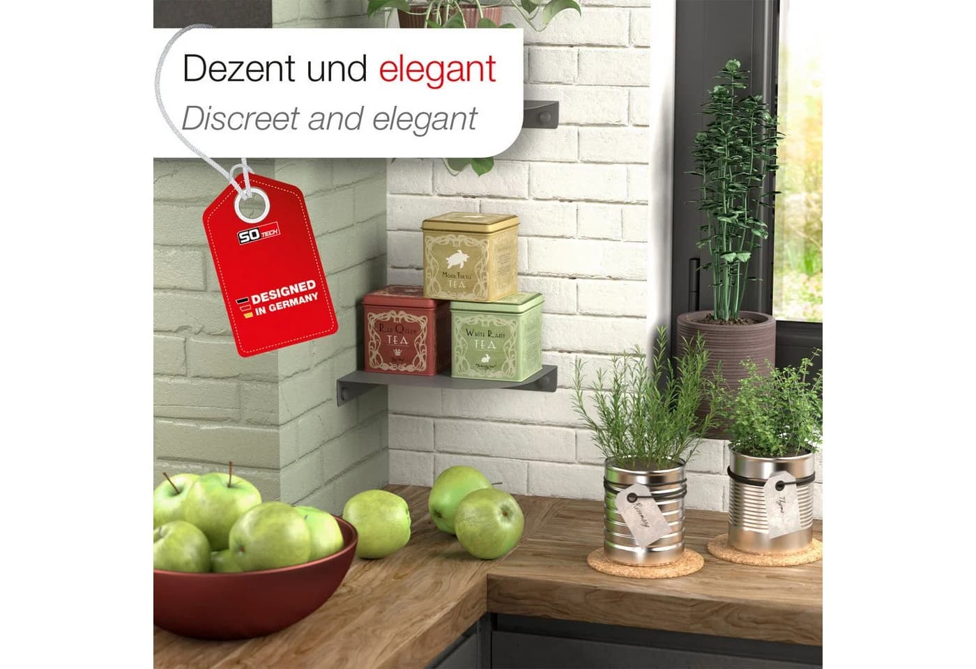 SO-TECH® Wandregal Eckregal HOVER Anthrazit - Bild 4