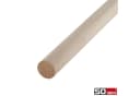 SO-TECH® Kleiderstange Buche Rundstab 30mm 50cm Spar-Set 3 St Bild 1