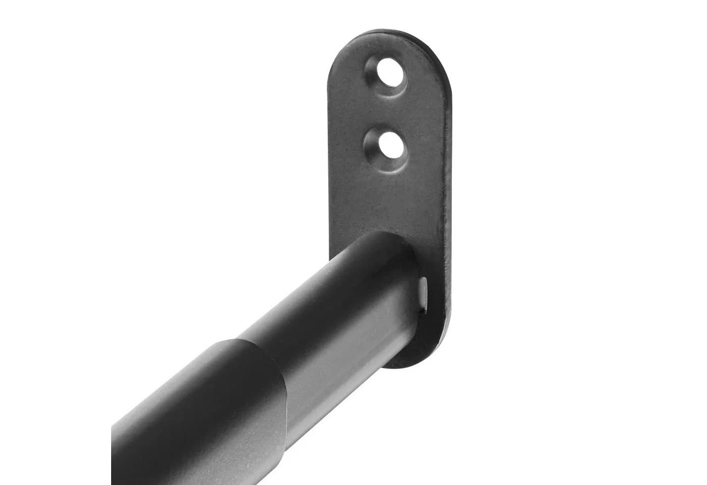 SO-TECH® Garderobenstange Schrankstange Verstellbar Oval 22 x 15 mm Schwarz Matt - Bild 4