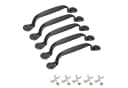 SO-TECH® Möbelgriff Erik 96mm Lochabstand 5er Set Schwarz Metall Bild 2