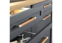 SO-TECH® Möbelgriff SW151 Edelstahloptik Buche 192 mm Bild 3