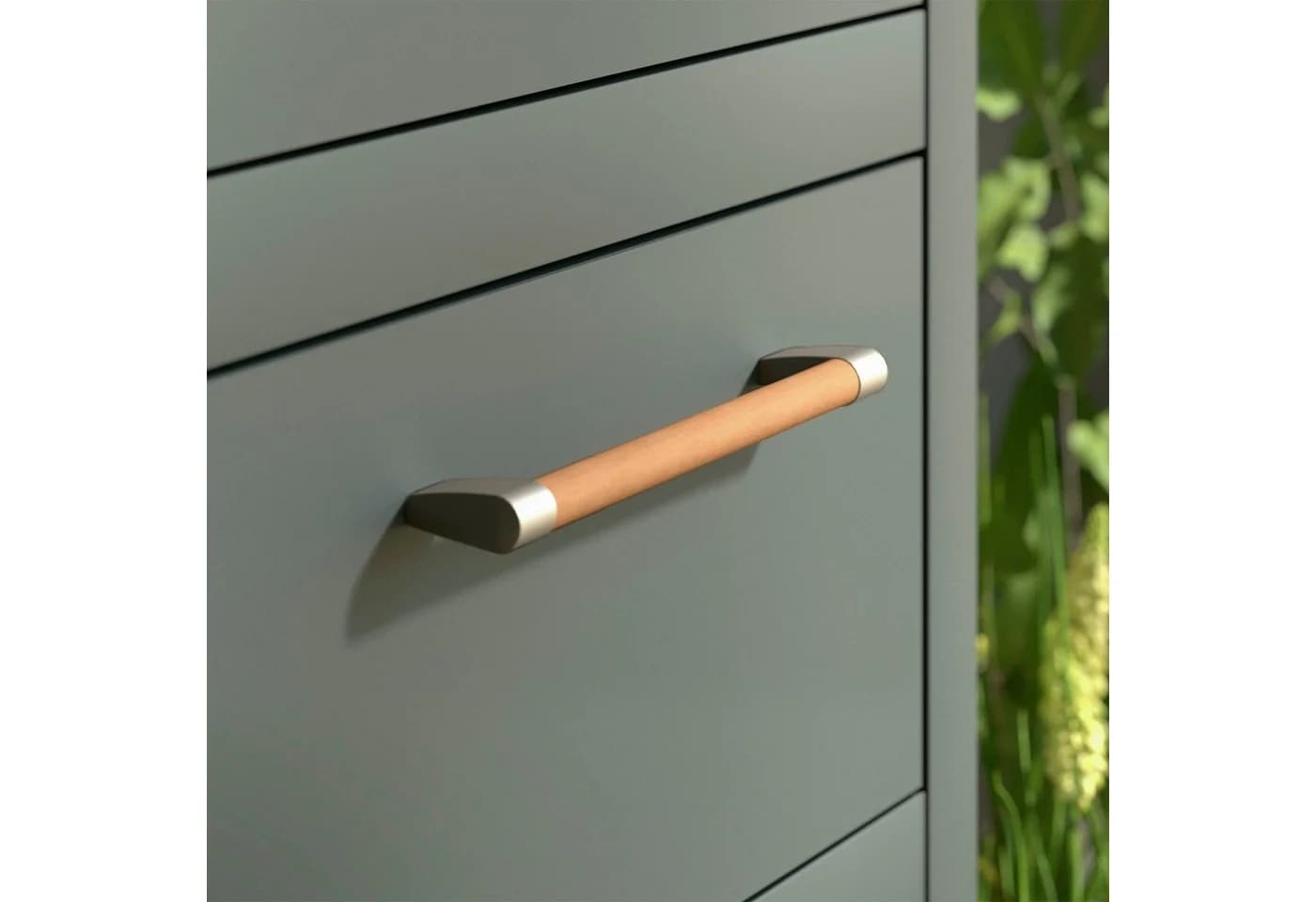 SO-TECH® Möbelgriff SW151 Edelstahloptik Buche 192 mm - Bild 5