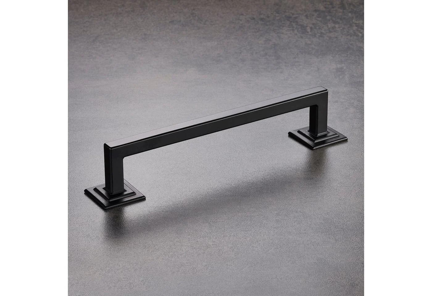 SO-TECH® Möbelgriff Bügelgriff XANTA BA 160 mm Schwarz matt