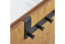 SO-TECH® Türgarderobe LINEA 2er Set Edelstahl Schwarz Matt Bild 4