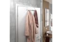 SO-TECH® Türgarderobe Garderobenleiste LINEA 380 x 110 mm, mit 6 Haken Türhaken, Edelstahl matt gebürstet, für 40 mm Türen ohne Falz Bild 3