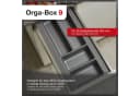 SO-TECH® Besteckeinsatz ORGA-BOX 9 Canvas-Struktur für Nobilia Bild 5