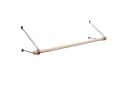 SO-TECH® Wandgarderobe 260x250mm mit 30mm Kleiderstange aus Buche Bild 2
