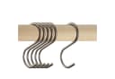 SO-TECH® S-Haken für Rundstäbe bis Ø 30 mm 6er-Set Rohstahl klar lackiert Bild 1