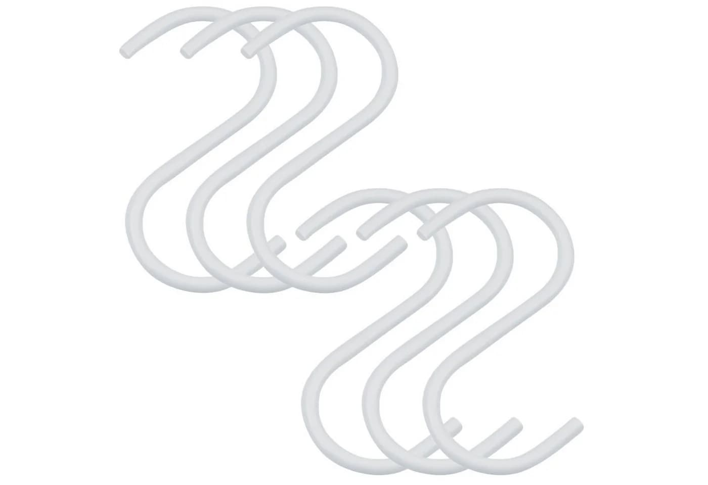 SO-TECH® S-Haken für Rundstäbe bis Ø 30 mm Weiß Satin pulverbeschichtet 6er-Set - Bild 2