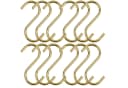 SO-TECH S-Haken 12er Set Antik Gold für Rundstäbe bis Ø 30 mm Bild 2
