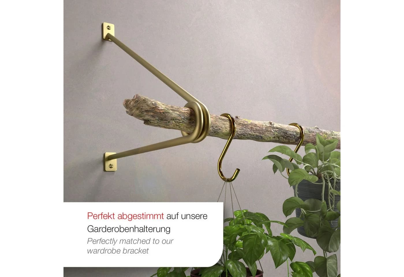 SO-TECH S-Haken 12er Set Antik Gold für Rundstäbe bis Ø 30 mm - Bild 4