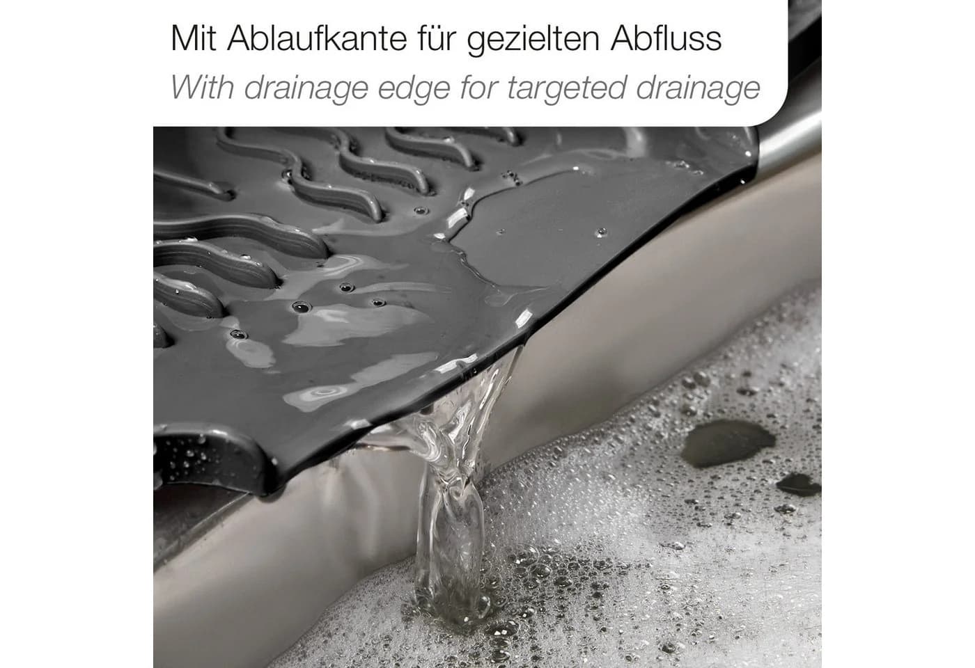 SO-TECH® Abtropfmatte Schwarz Silikon Rutschfest - Bild 4