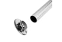 SO-TECH® Garderobenstange Schrankstange rund Ø 25 mm Chrom poliert Bild 1
