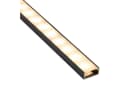 SO-TECH® LED-Stripe-Profil PH1 Schwarz mit Opalabdeckung Bild 2