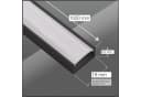 SO-TECH® LED-Stripe-Profil PH1 Schwarz mit Opalabdeckung Bild 5
