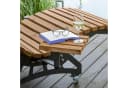 SO-TECH Gartenliege Anbautisch LOUNGER Schwarz Thermokiefer Bild 1