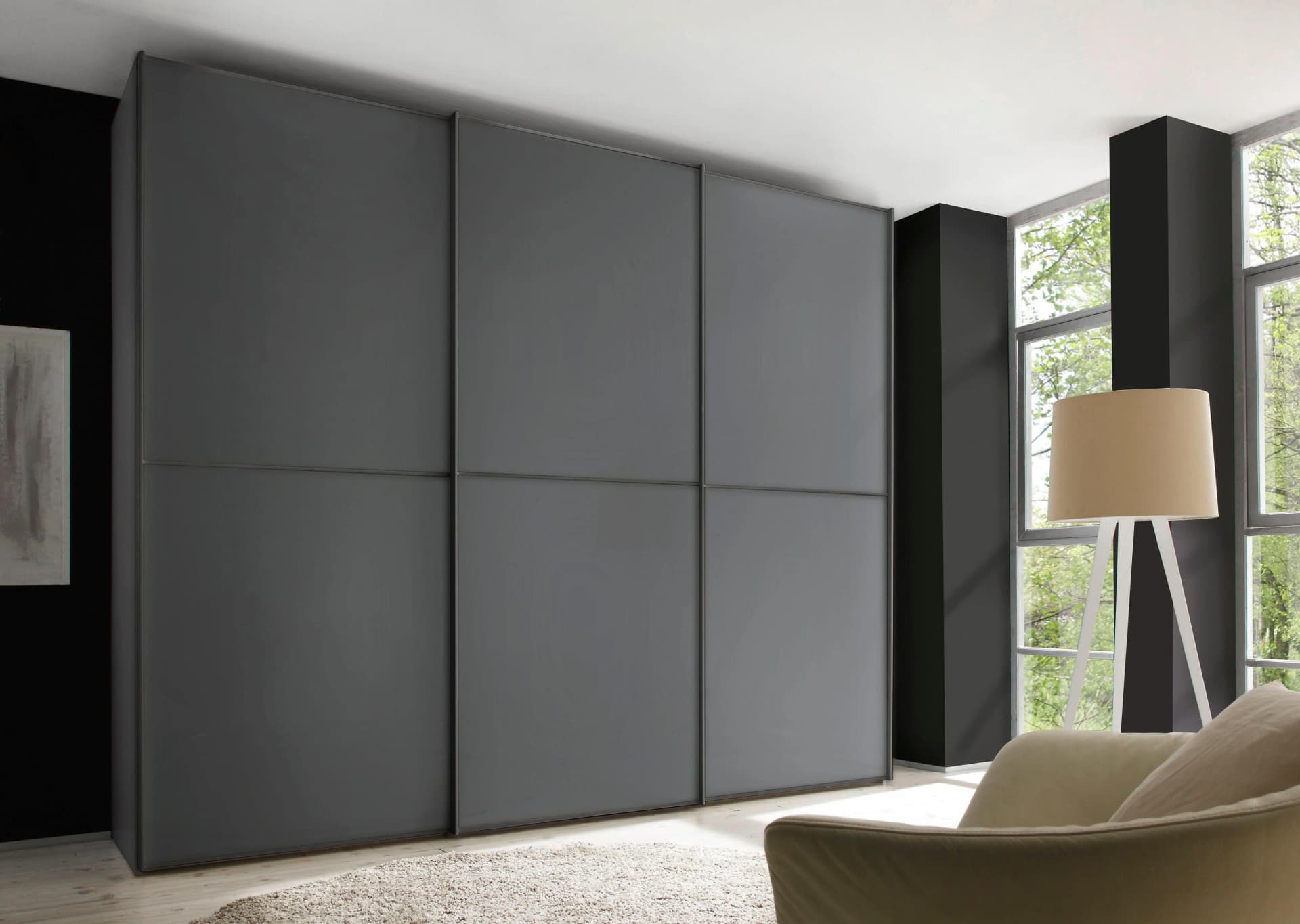 Schwebetürenschrank STAUD Sinfonie Plus Vulkan