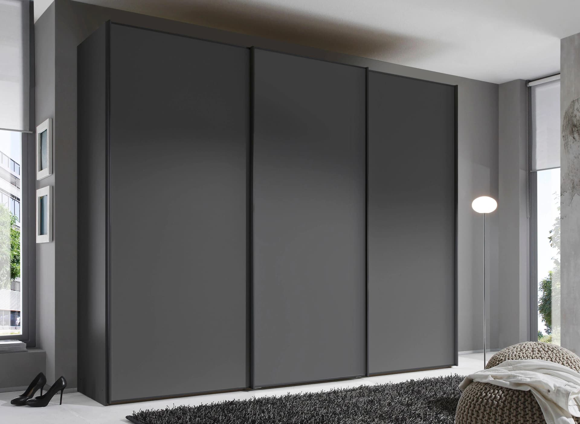 Schwebetürenschrank STAUD Sinfonie Plus Vulkan