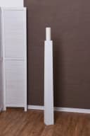 VIVANNO Bodenwindlicht Fiberglas OBELISK Säule Weiß Matt Bild 3