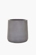 VIVANNO Blumentopf Fiberglas VEKRA Rund Betongrau Beton-Design Bild 4