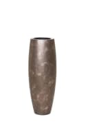 VIVANNO Bodenvase MAGNUM Rund Quarzgrau Seidenmatt Fiberglas Bild 2